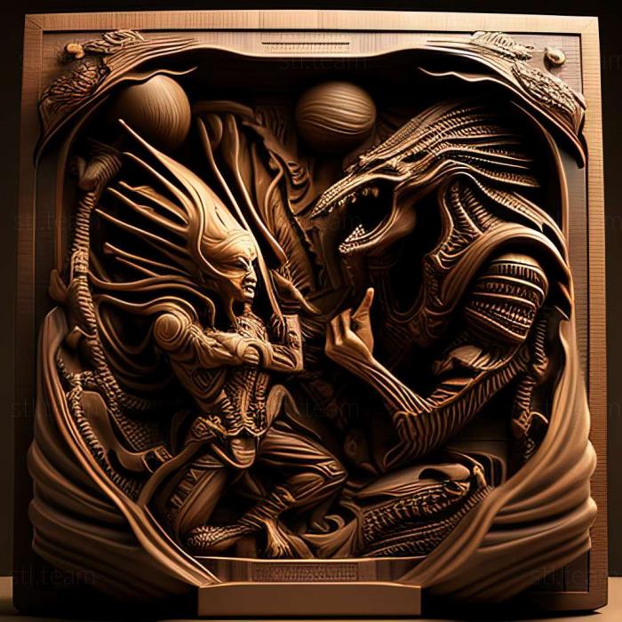 3D модель Гра Alien vsPredator Requiem (STL)